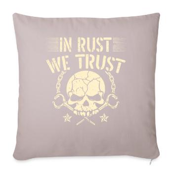 In Rust we rely on Blacksmith Bladesmith - Sofa pillow with filling 45cm x 45cm - light taupe - Front
