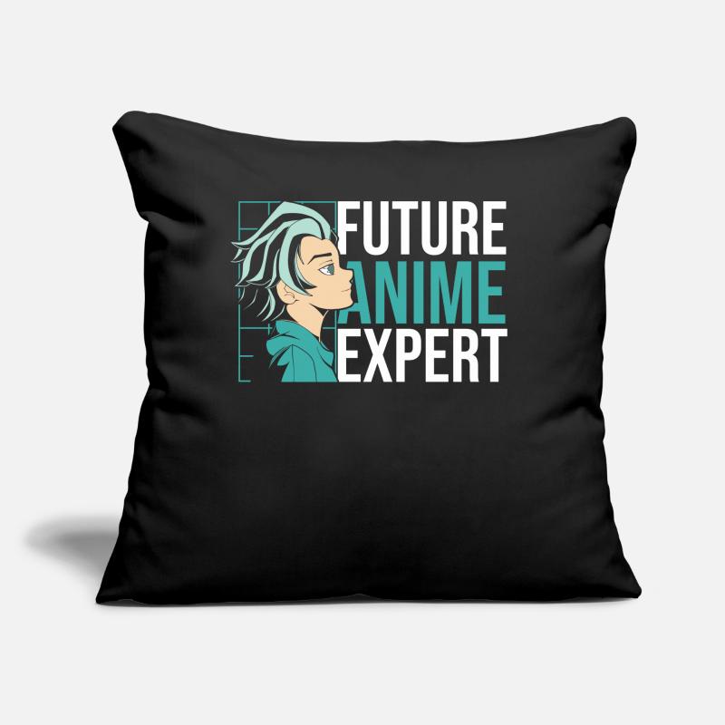Future anime expert | Anime lovers | Sofa pillow with filling 45cm x 45cm