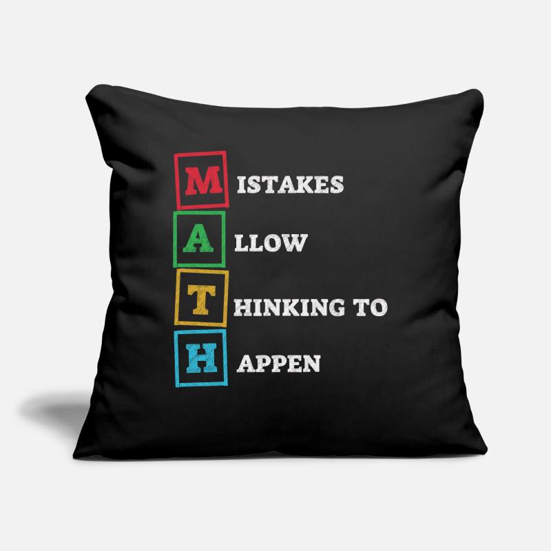 Mistakes Allow Thinking To Happen School Math Sofakissen mit Füllung 45 x 45 cm
