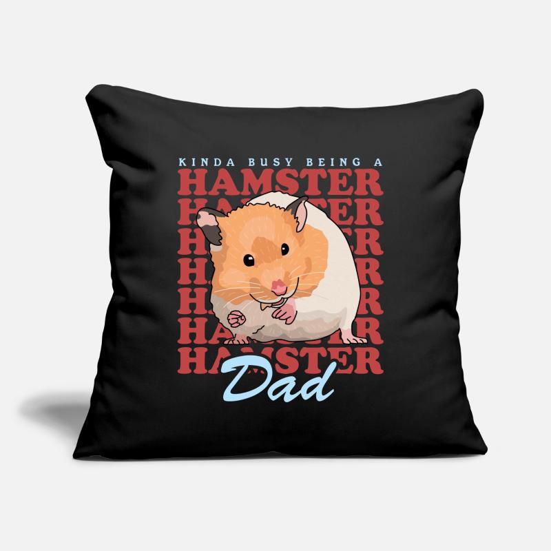 Hamster Dad Golden Hamster Dwarf Hamster Gift Sofa pillow with filling 45cm x 45cm