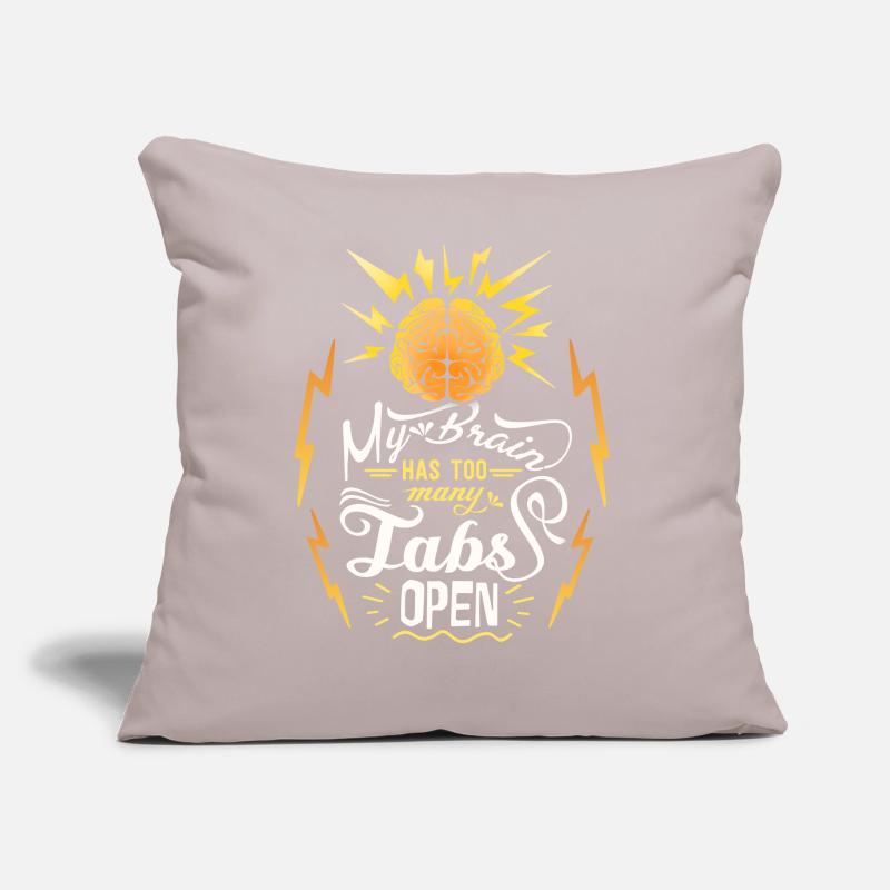 Motivational saying, funny saying, problem solving Sofa pillow with filling 45cm x 45cm