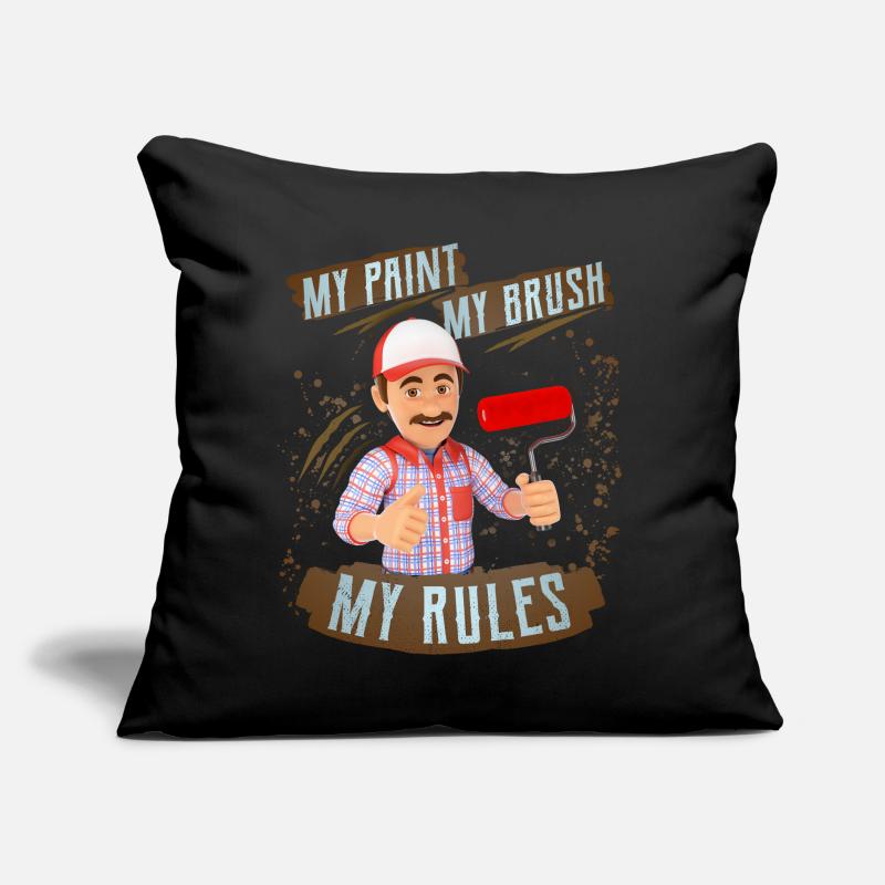 Painter, master painter, painter funny saying Sofa pillow with filling 45cm x 45cm