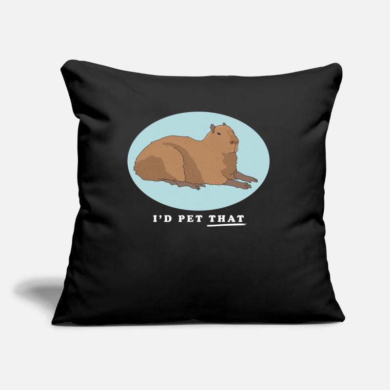 Capybara capybara | Capybaras Gift Sofa pillow with filling 45cm x 45cm