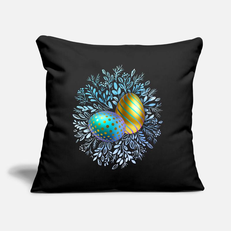 Happy Easter, Easter Eggs, 3D Design Egg Sofa pillow with filling 45cm x 45cm