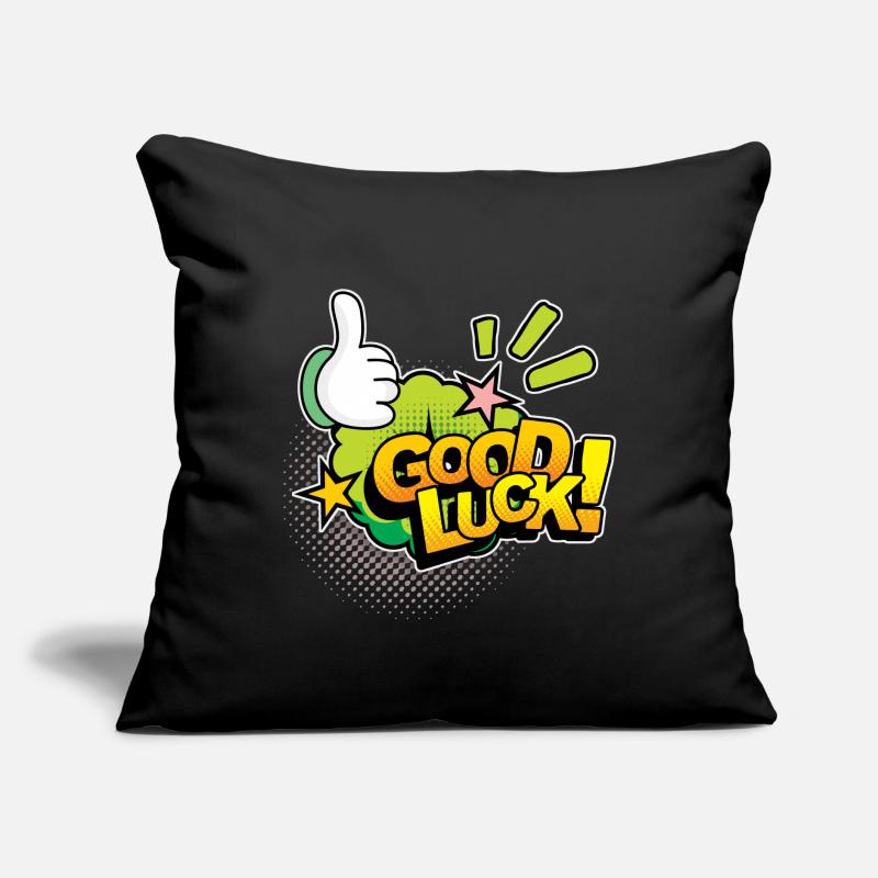 Good Luck Comic, Comic-Strips, Daumen nach oben Sofakissen mit Füllung 45 x 45 cm