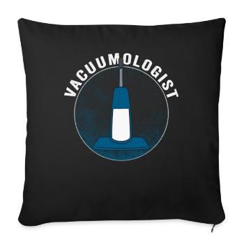 Staubsauger Vakuumlogist - Sofakissen mit Füllung 45 x 45 cm - Schwarz - Vorne