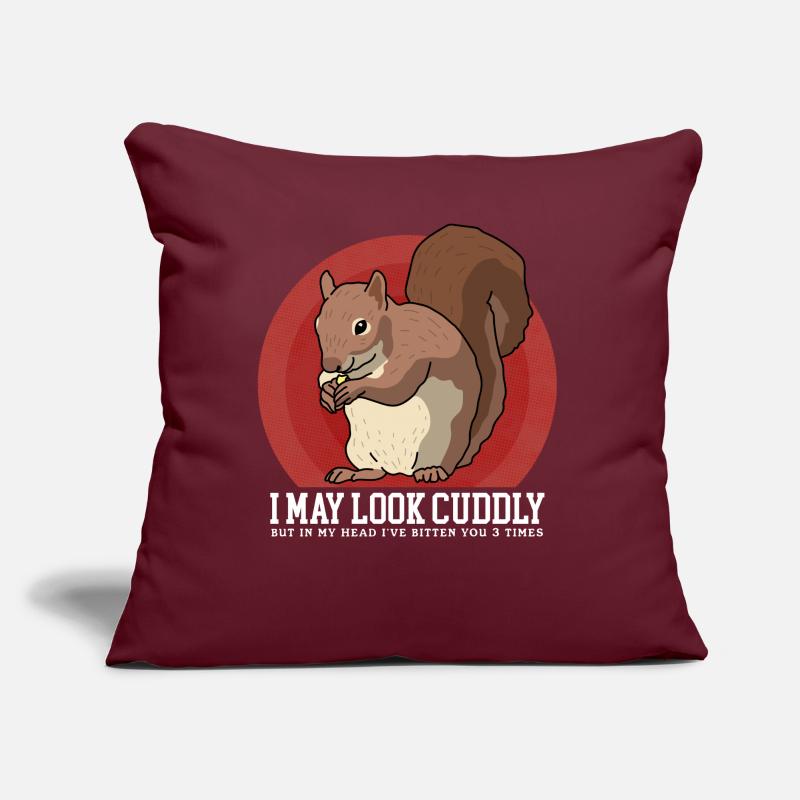 Cute Squirrel Squirrel Gift Sofa pillow with filling 45cm x 45cm
