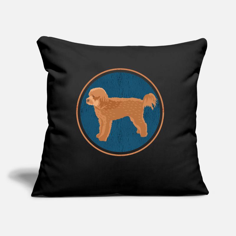 Cavapoo Hund | Cavoodle Hundebesitzer Geschenk Sofakissen mit Füllung 45 x 45 cm