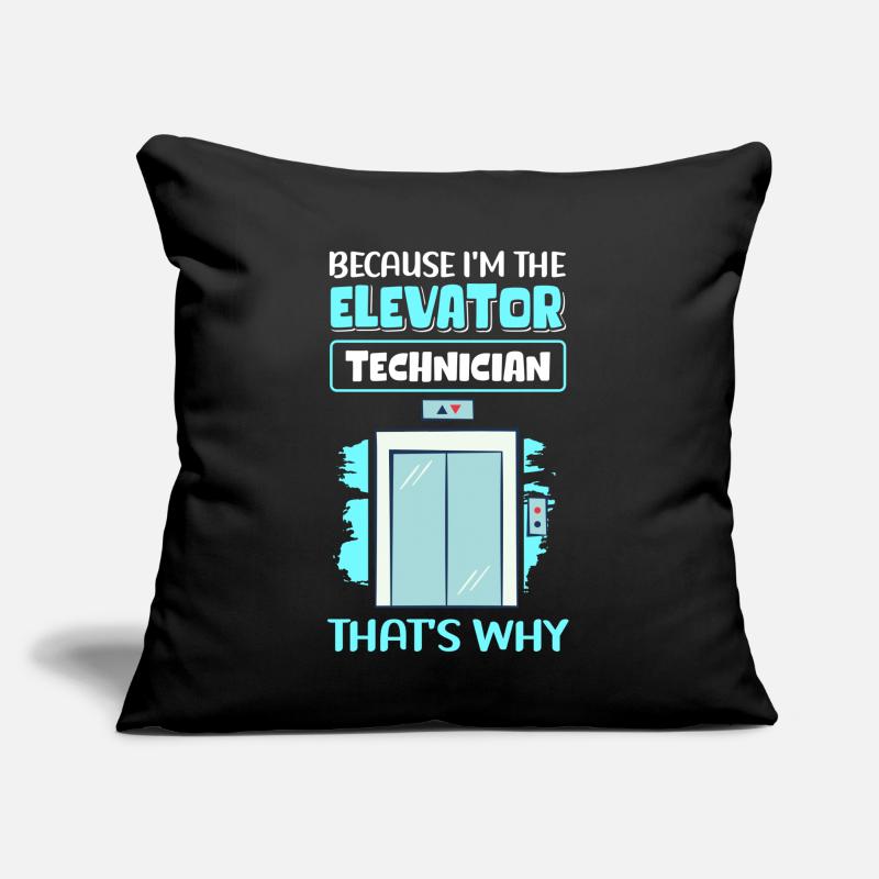 Elevator Elevator Elevator Mechanic Gift Sofa pillow with filling 45cm x 45cm