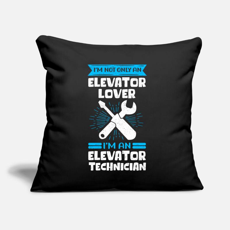 Elevator Elevator Mechanic Elevator Gift Sofa pillow with filling 45cm x 45cm