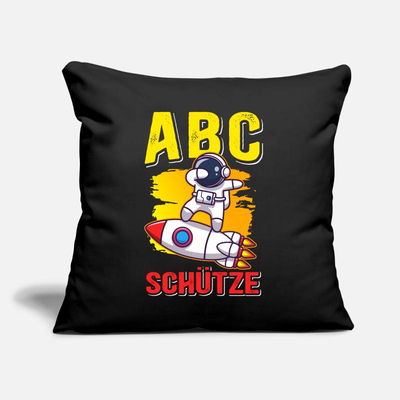 Einschulung Schulkind Schulanfang Schule Geschenk Sofakissen mit Füllung 45 x 45 cm