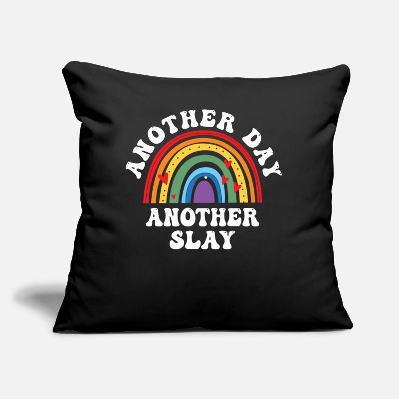 Ein anderer Tag, ein weiterer Slay, motivierend Sofakissen mit Füllung 45 x 45 cm