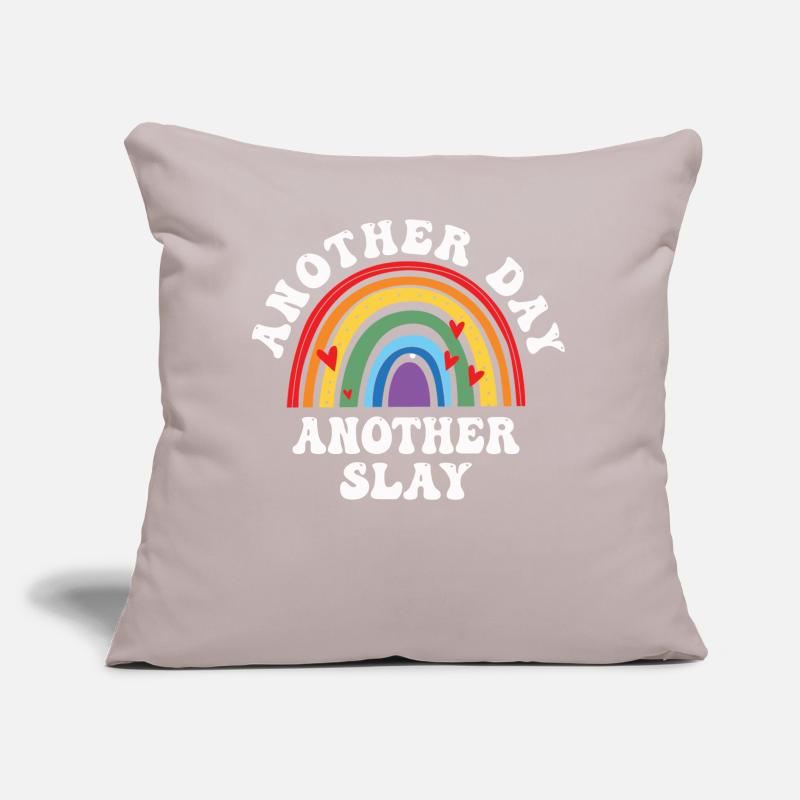Ein anderer Tag, ein weiterer Slay, motivierend Sofakissen mit Füllung 45 x 45 cm