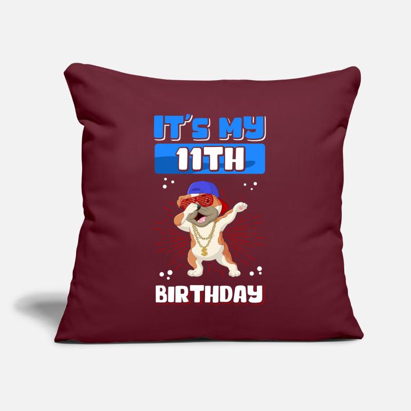 11th Birthday Gift Idea 11 Years Gift Sofa pillow with filling 45cm x 45cm