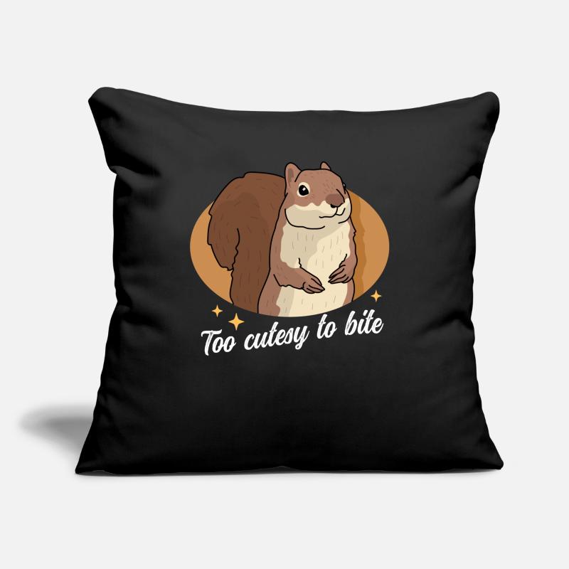 Cute Squirrel Grey Squirrel Squirrel Gift Sofa pillow with filling 45cm x 45cm
