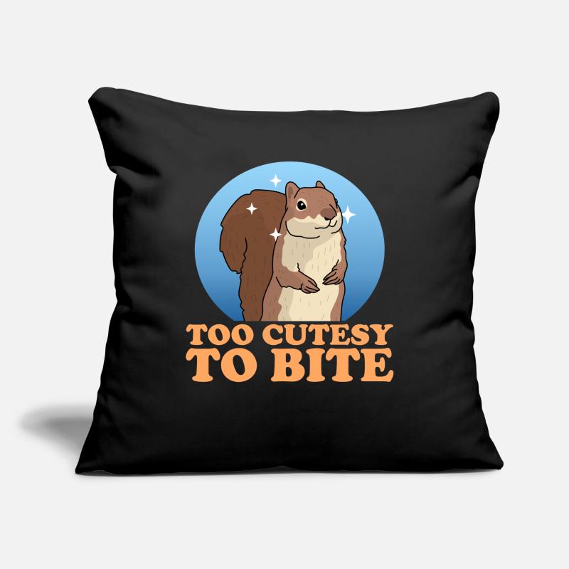 Süßes Eichhörnchen Hörnchen Geschenk Sofakissen mit Füllung 45 x 45 cm