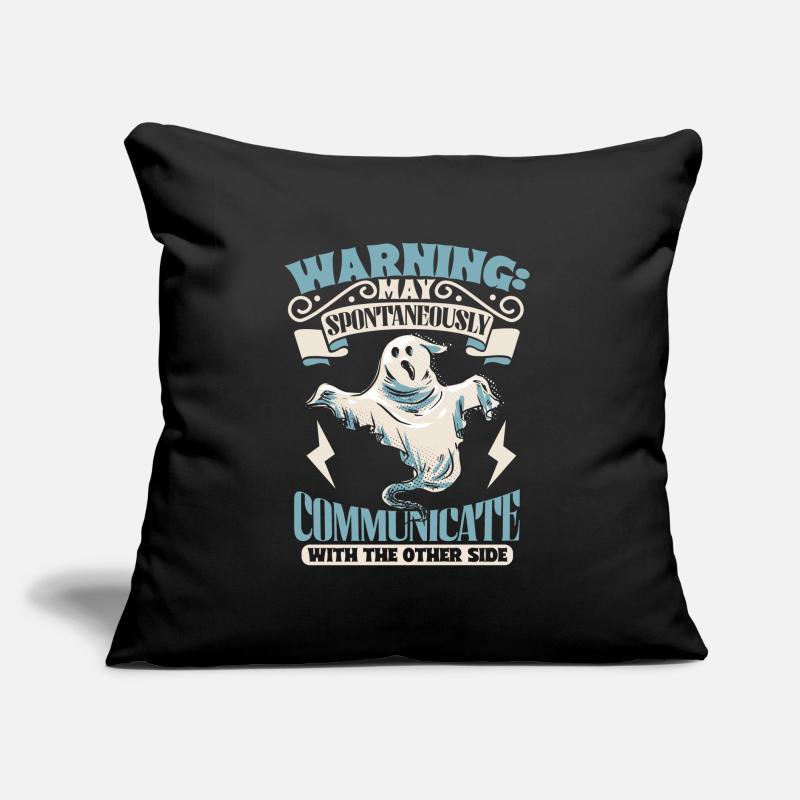 Communicate with Ghosts - Ghostbusters Sofa pillow with filling 45cm x 45cm