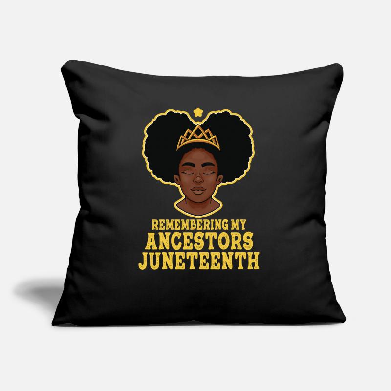 Juneteenth 1865 Remembering My Ancestors Sofa pillow with filling 45cm x 45cm