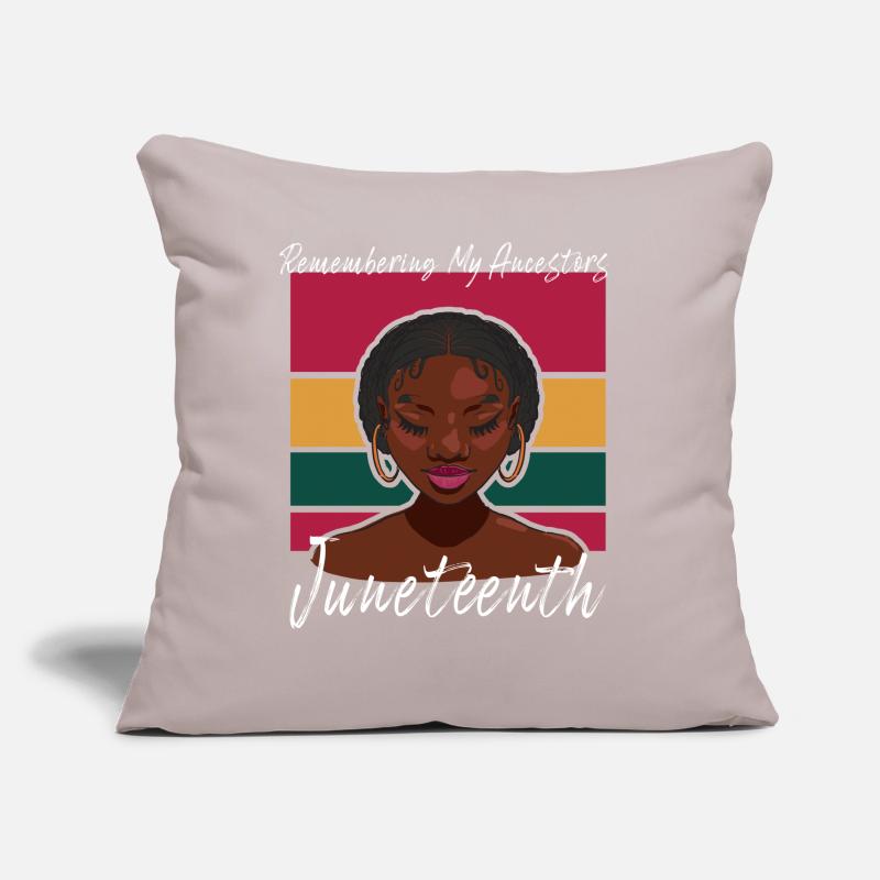 Juneteenth 1865 Remembering My Ancestors Sofa pillow with filling 45cm x 45cm