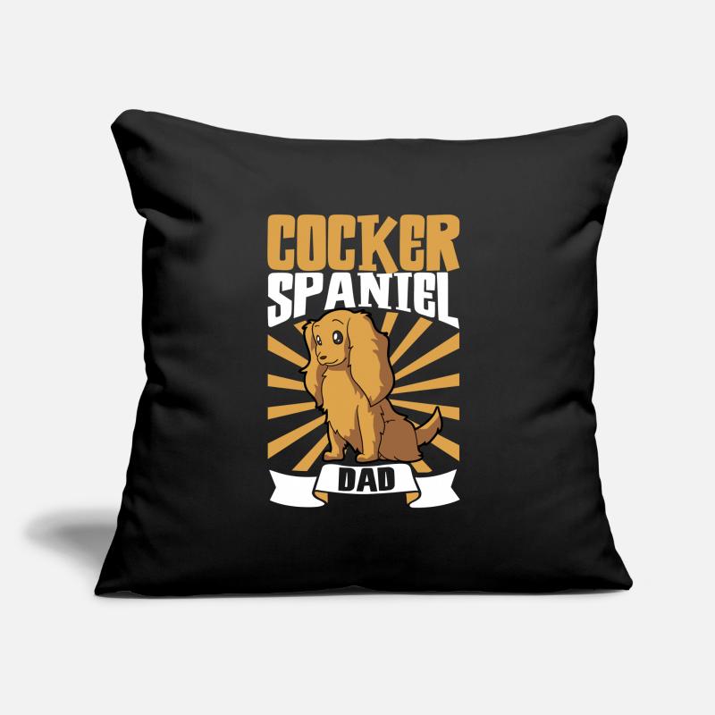 Cocker Spaniel Dad - Cocker Spaniel Sofakissen mit Füllung 45 x 45 cm