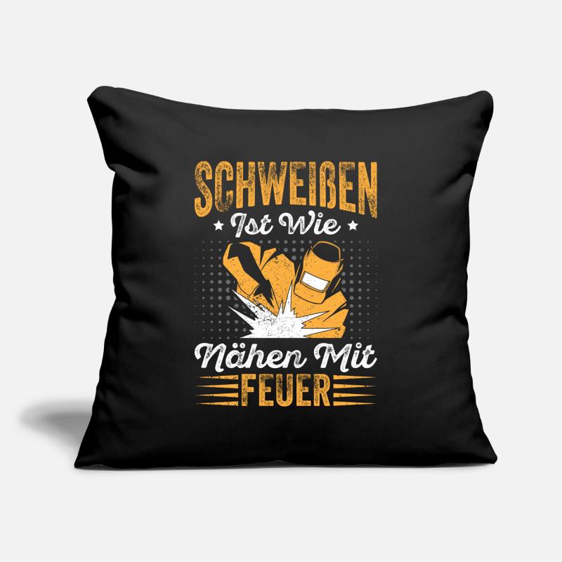 Welding Sewing With Fire Welding Machine Gift Sofa pillow with filling 45cm x 45cm