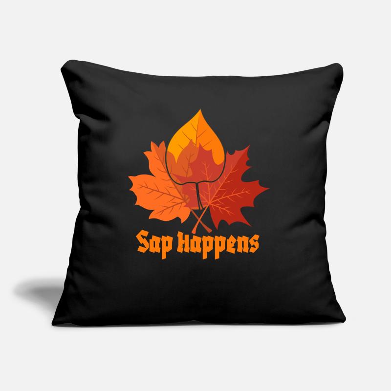 Maple Syrup Tree Tapping Funny Autumn Pancake Sofa pillow with filling 45cm x 45cm