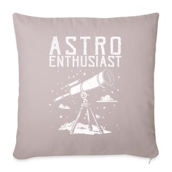 Space Photography Stargazing Telescope Astronomy - Sofa pillow with filling 45cm x 45cm - light taupe - Front