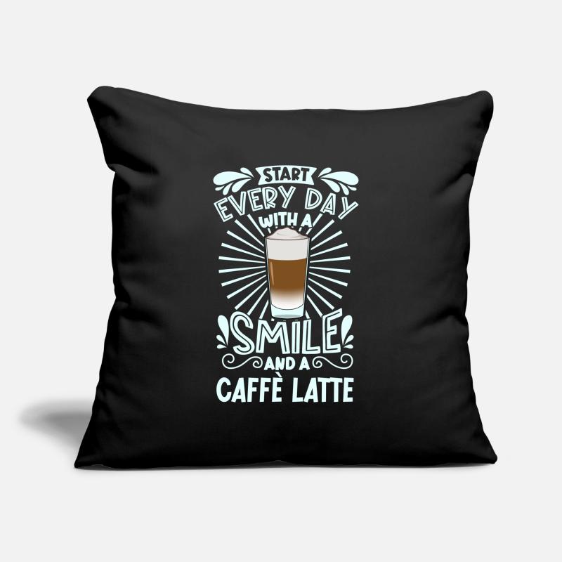 Lächeln mit Caffè Latte Sofakissen mit Füllung 45 x 45 cm