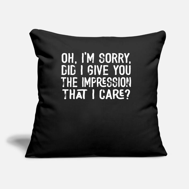 Indifference Sarcasm Different Attitude Sofa pillow with filling 45cm x 45cm