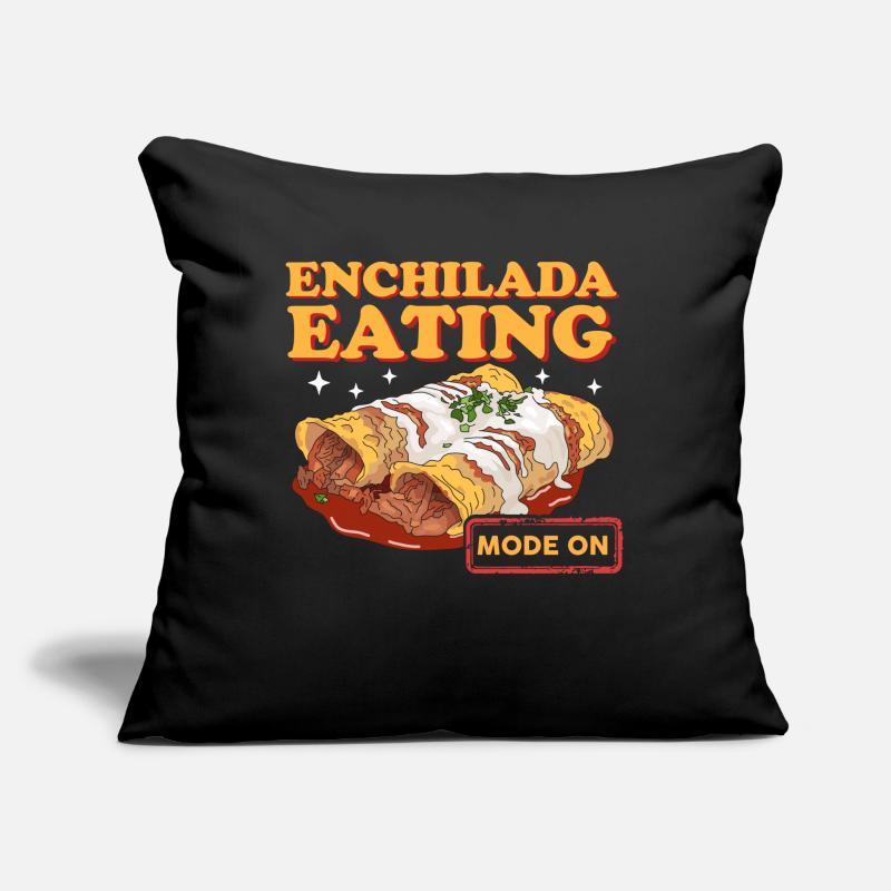 Enchilada mexikanisches Essen Enchiladas Geschenk Sofakissen mit Füllung 45 x 45 cm