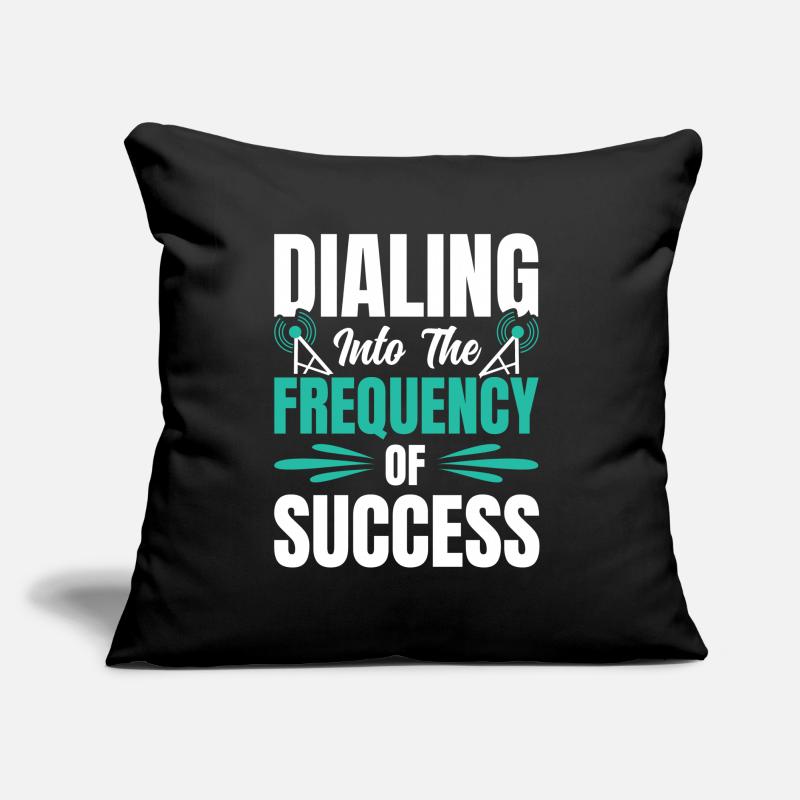Radio Presenter Frequency Program Speaker Sofa pillow with filling 45cm x 45cm