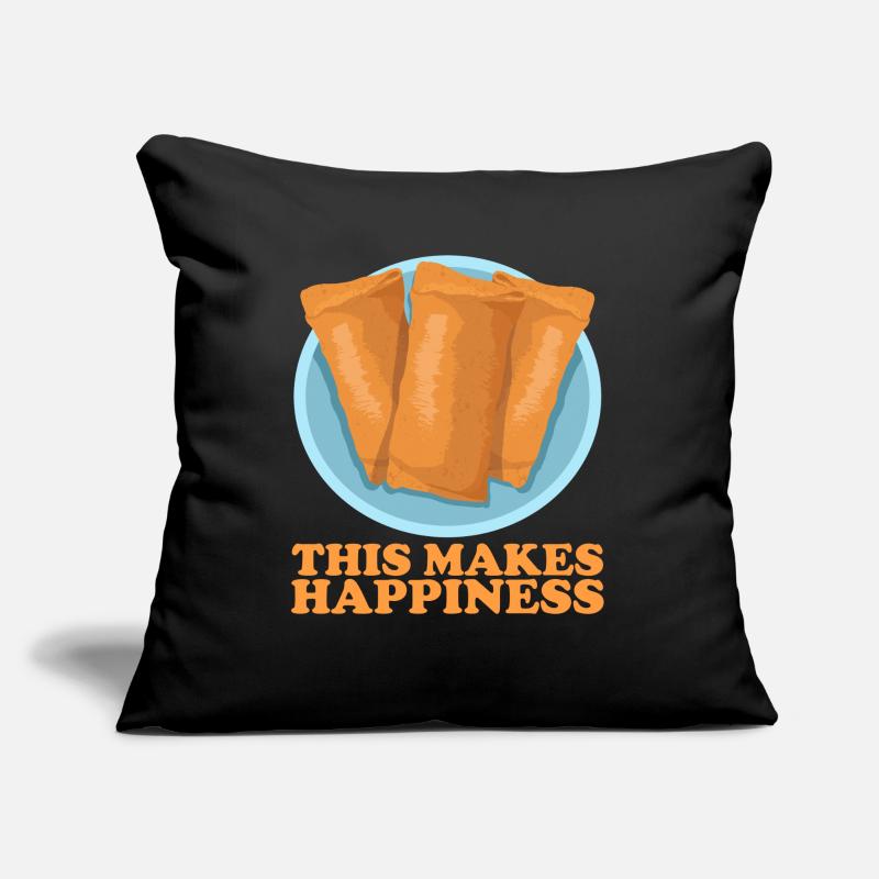 Lumpia Loempia Spring Roll Gift Sofa pillow with filling 45cm x 45cm