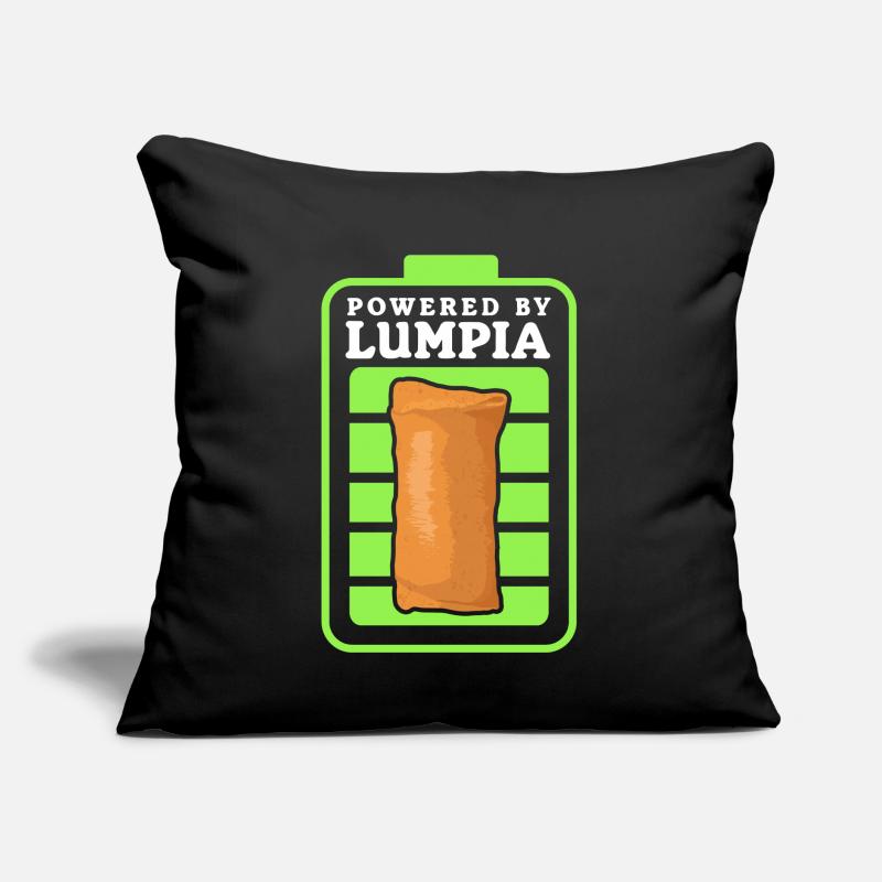 Lumpia Spring Rolls Loempia Gift Sofa pillow with filling 45cm x 45cm