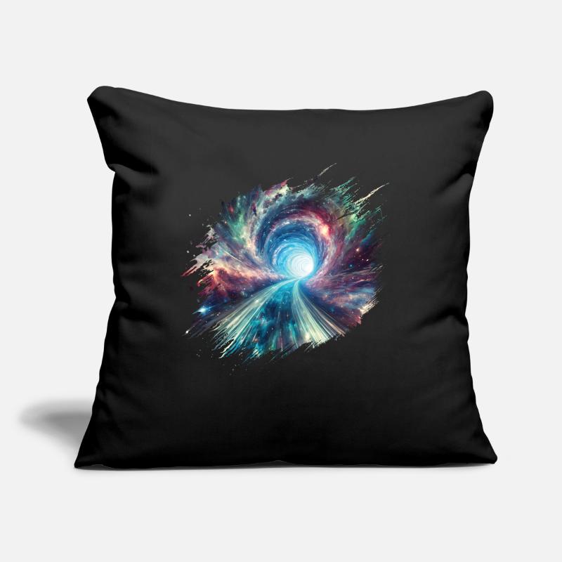 Wormhole to another galaxy Sofa pillow with filling 45cm x 45cm