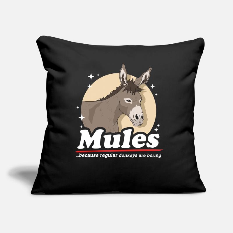 Mule Muli Mule Mule Gift Sofa pillow with filling 45cm x 45cm
