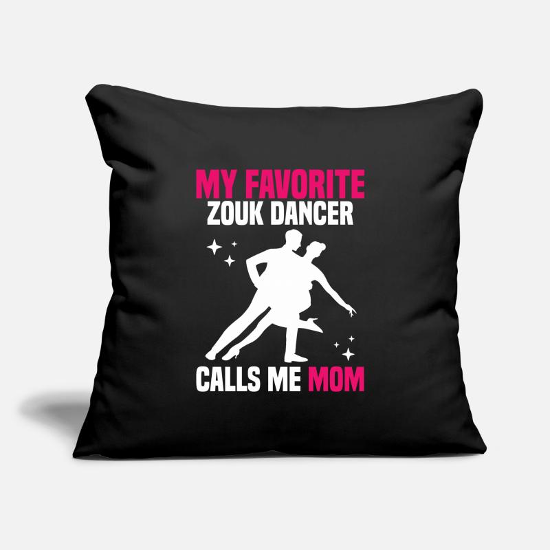 Zouk - Danse avec un danseur de Zouk par Zouk Teacher Coussin et housse de 45 x 45 cm