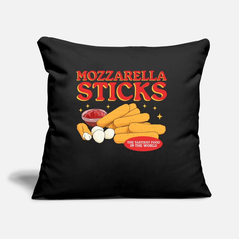 Mozzarella Sticks Cheese Lover Gift Sofa pillow with filling 45cm x 45cm