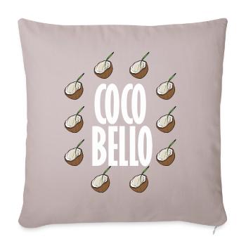 Italienisch, typisch, bello - Sofakissen mit Füllung 45 x 45 cm - helles Taupe - Vorne