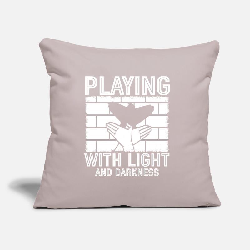 Playing With Light And Darkness Shadow Sofa pillow with filling 45cm x 45cm