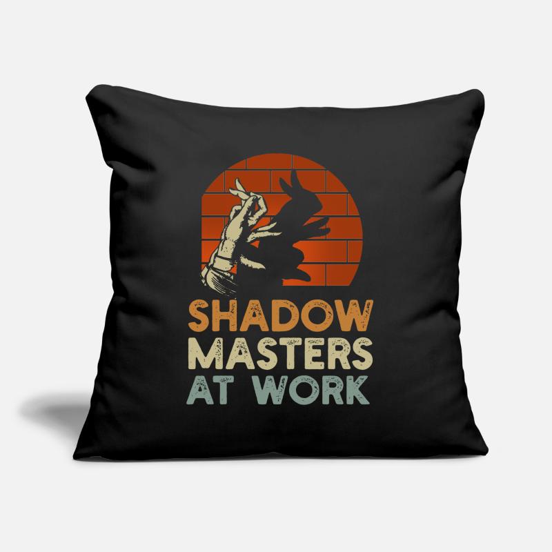 Shadow Masters At Work Shadow Puppetry Sofa pillow with filling 45cm x 45cm