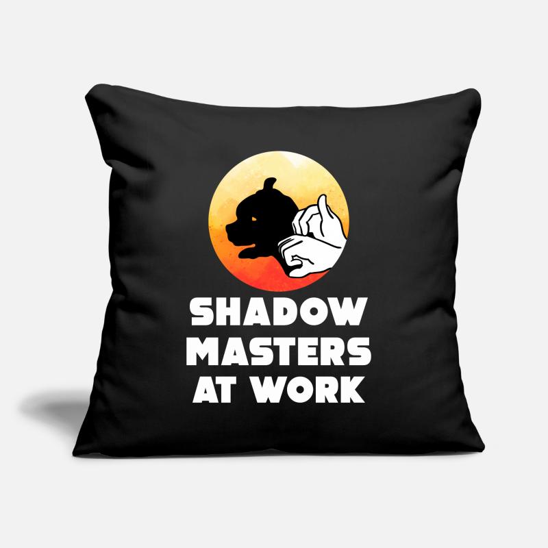 Shadow Masters At Work Shadow Puppetry Sofa pillow with filling 45cm x 45cm