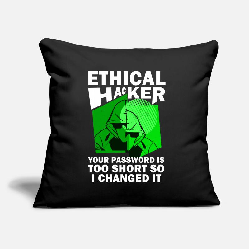 Ethical Hacker Cybersecurity Expertise Sofa pillow with filling 45cm x 45cm