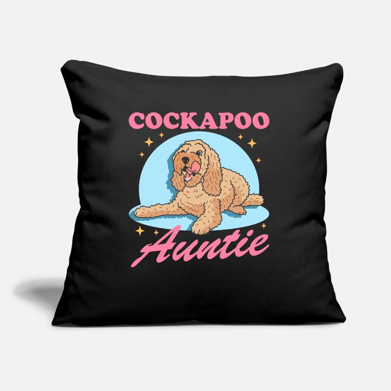 Cockapoo Aunt Dog Lover Gift Sofa pillow with filling 45cm x 45cm