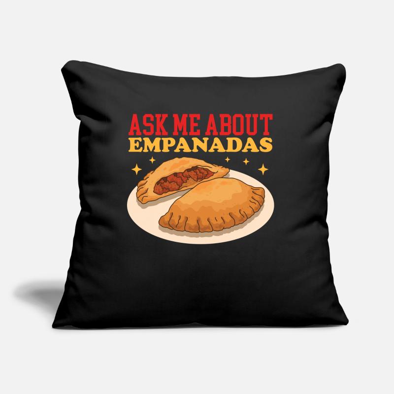 Empanada Dumpling Cadeau d’Empanada Coussin et housse de 45 x 45 cm