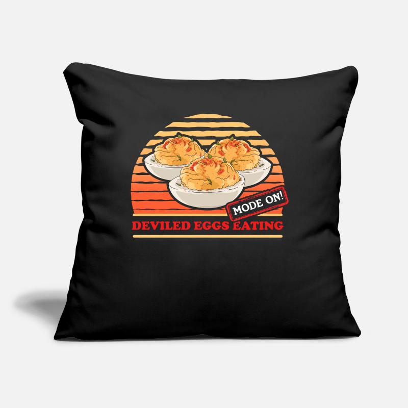 Deviled Eggs Stuffed Eggs Gift Sofa pillow with filling 45cm x 45cm