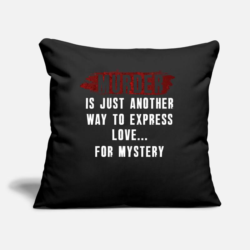Murder Mystery Dinner Fun Night Sofa pillow with filling 45cm x 45cm