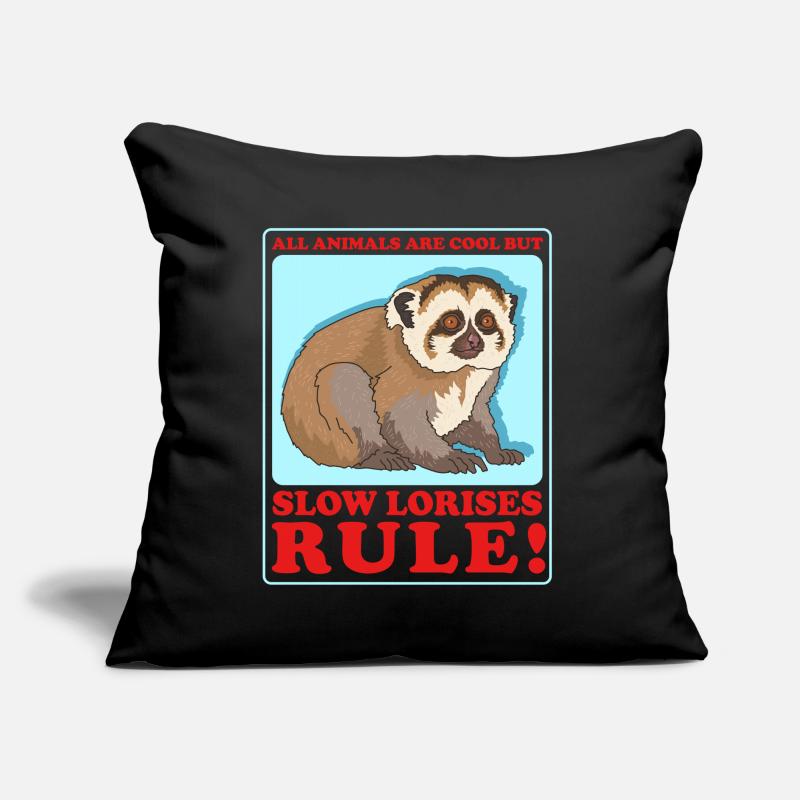 Plumploris Slow Lorises Geschenk Sofakissen mit Füllung 45 x 45 cm
