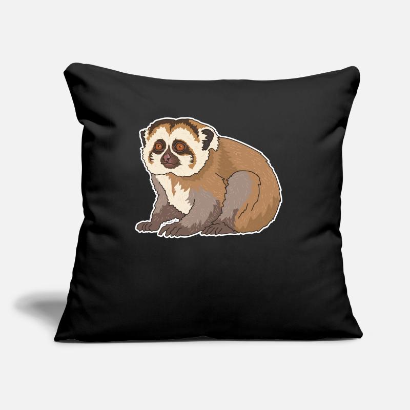 Plumploris Slow Lorises Plumplori Geschenk Sofakissen mit Füllung 45 x 45 cm