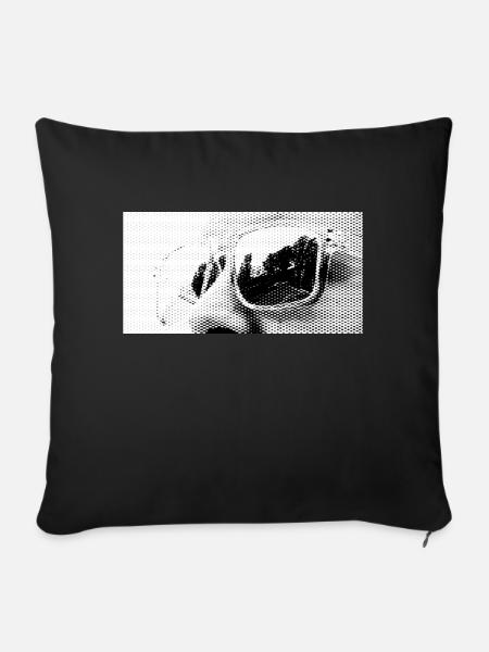 Sonnenbrille - Sofakissen mit Füllung 45 x 45 cm - Schwarz