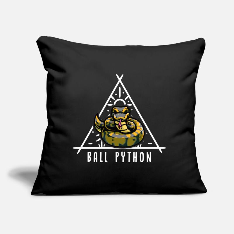 Ball Python Snake Owner Cute Pet Snake Sofa pillow with filling 45cm x 45cm
